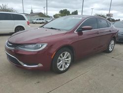 Salvage cars for sale at Oklahoma City, OK auction: 2016 Chrysler 200 Limited