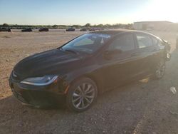 Salvage cars for sale from Copart San Antonio, TX: 2015 Chrysler 200 S