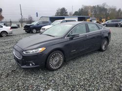 Salvage cars for sale at Mebane, NC auction: 2014 Ford Fusion Titanium HEV