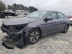 Salvage cars for sale at Loganville, GA auction: 2015 Honda Accord LX