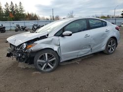 Salvage cars for sale at Bowmanville, ON auction: 2017 KIA Forte EX