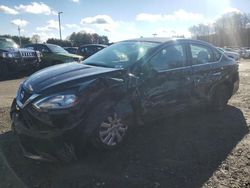 Salvage cars for sale at East Granby, CT auction: 2017 Nissan Sentra S