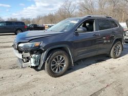 Salvage cars for sale from Copart Ellwood City, PA: 2019 Jeep Cherokee Latitude Plus