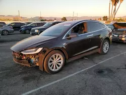 Salvage cars for sale at Van Nuys, CA auction: 2016 Tesla Model X