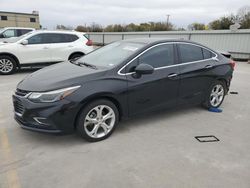 Salvage cars for sale from Copart Wilmer, TX: 2017 Chevrolet Cruze Premier