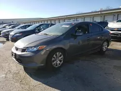 Honda salvage cars for sale: 2012 Honda Civic LX