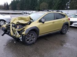 Subaru salvage cars for sale: 2021 Subaru Crosstrek Sport