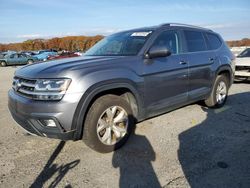 Salvage cars for sale at Assonet, MA auction: 2018 Volkswagen Atlas SE