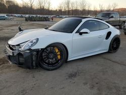 Salvage cars for sale at Marlboro, NY auction: 2015 Porsche 911 Turbo