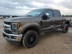 Salvage trucks for sale at Houston, TX auction: 2017 Ford F250 Super Duty