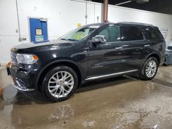 Salvage cars for sale at Blaine, MN auction: 2015 Dodge Durango Citadel