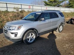 Salvage cars for sale at Davison, MI auction: 2019 Ford Explorer XLT