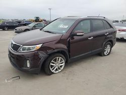 Salvage SUVs for sale at auction: 2015 KIA Sorento LX