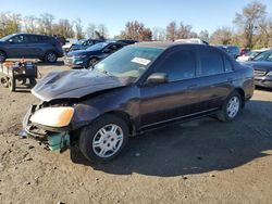 Salvage cars for sale at auction: 2001 Honda Civic LX