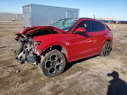 Salvage cars for sale at Greenwood, NE auction: 2021 Alfa Romeo Stelvio TI