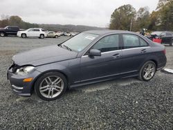 Mercedes-Benz salvage cars for sale: 2013 Mercedes-Benz C 300 4matic