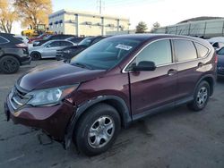 Salvage cars for sale at Anthony, TX auction: 2014 Honda CR-V LX