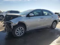 Salvage cars for sale at Grand Prairie, TX auction: 2019 Toyota Corolla L