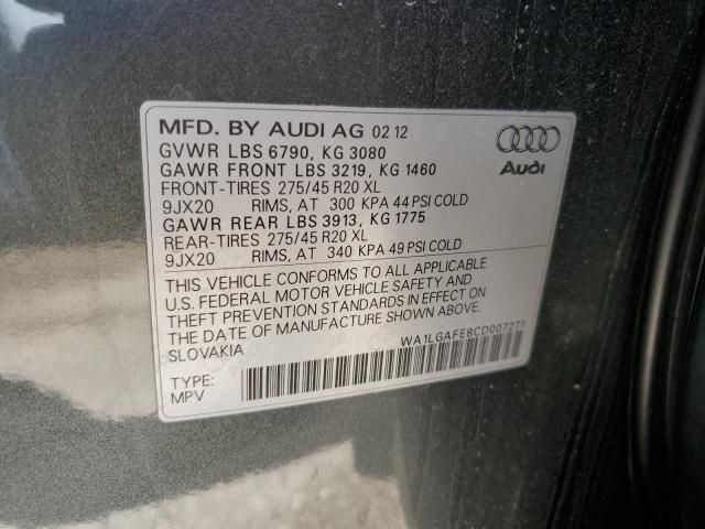 2012 Audi Q7 Premium Plus