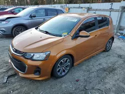 Chevrolet salvage cars for sale: 2018 Chevrolet Sonic LT