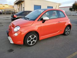 Salvage cars for sale from Copart Hayward, CA: 2015 Fiat 500 Electric