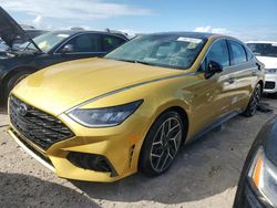 Salvage cars for sale at Riverview, FL auction: 2021 Hyundai Sonata N Line