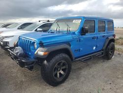 Salvage cars for sale at Riverview, FL auction: 2022 Jeep Wrangler Unlimited Sport