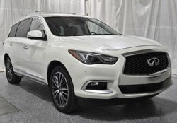 Infiniti salvage cars for sale: 2016 Infiniti QX60