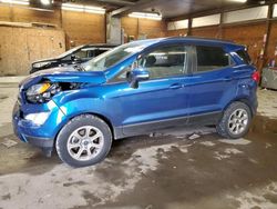 2019 Ford Ecosport SE en venta en Ebensburg, PA