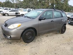 Salvage cars for sale from Copart Ocala, FL: 2007 Toyota Corolla Matrix XR