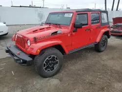 Jeep Wrangler salvage cars for sale: 2014 Jeep Wrangler Unlimited Rubicon