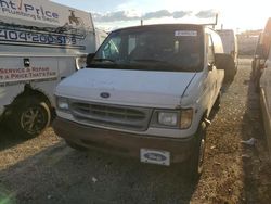 Ford salvage cars for sale: 2001 Ford Econoline E250 Van