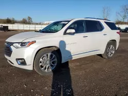 Salvage cars for sale at Columbia Station, OH auction: 2021 Chevrolet Traverse Premier