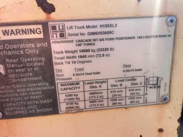 2006 Hyster Fork Lift