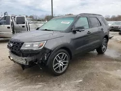 Salvage SUVs for sale at auction: 2017 Ford Explorer Sport