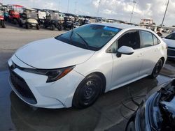 Toyota salvage cars for sale: 2021 Toyota Corolla LE