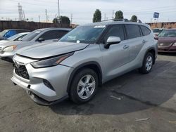 Salvage cars for sale from Copart Wilmington, CA: 2022 Toyota Highlander L