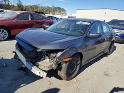 Salvage cars for sale at Spartanburg, SC auction: 2017 Honda Civic LX