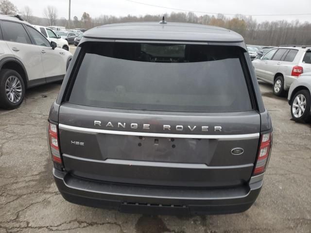 2016 Land Rover Range Rover HSE