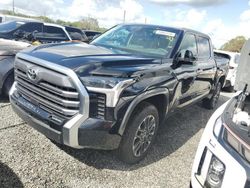 Salvage vehicles for parts for sale at auction: 2024 Toyota Tundra Crewmax Limited