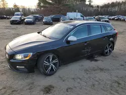 Salvage cars for sale at North Billerica, MA auction: 2017 Volvo V60 T6 R-Design