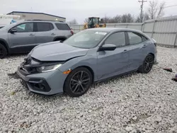 2021 Honda Civic Sport en venta en Wayland, MI