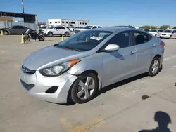 Salvage cars for sale at Grand Prairie, TX auction: 2013 Hyundai Elantra GLS