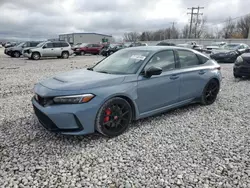 Salvage cars for sale at Wayland, MI auction: 2023 Honda Civic TYPE-R