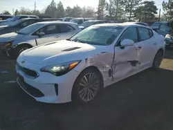 KIA Stinger Vehiculos salvage en venta: 2019 KIA Stinger