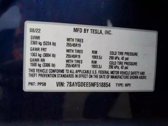 2022 Tesla Model Y