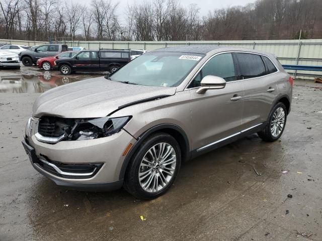 2018 Lincoln MKX Reserve