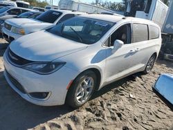 Salvage cars for sale at Riverview, FL auction: 2017 Chrysler Pacifica Touring L