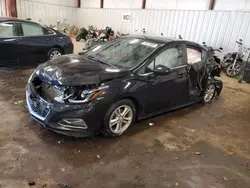 Salvage cars for sale at Lansing, MI auction: 2018 Chevrolet Cruze LT