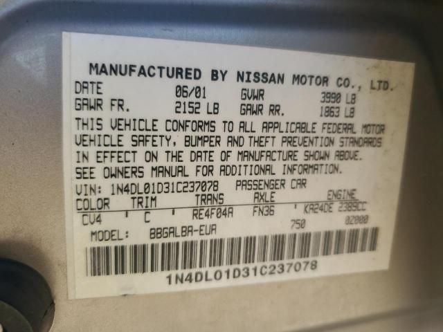 2001 Nissan Altima XE